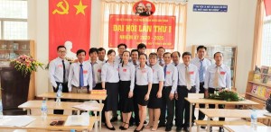 Đảng viên thuộc Chi bộ Trung tâm Văn hoá - Thể thao và Truyền thanh tại Đại hội lần thứ nhất, nhiệm kỳ 2020-2025